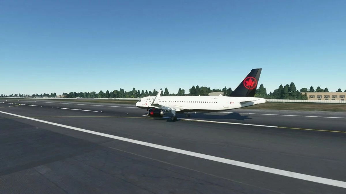 Microsoft Flight Simulator — Розмальовка для A320-Neo Air Canada