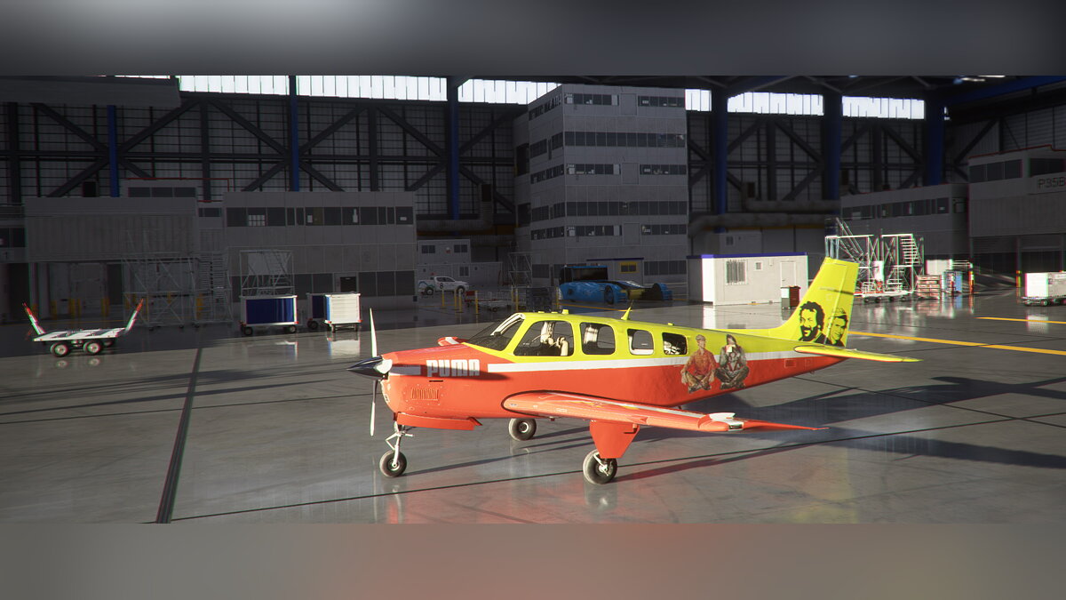 Microsoft Flight Simulator — Ben and Kid livery for Bonanza G36