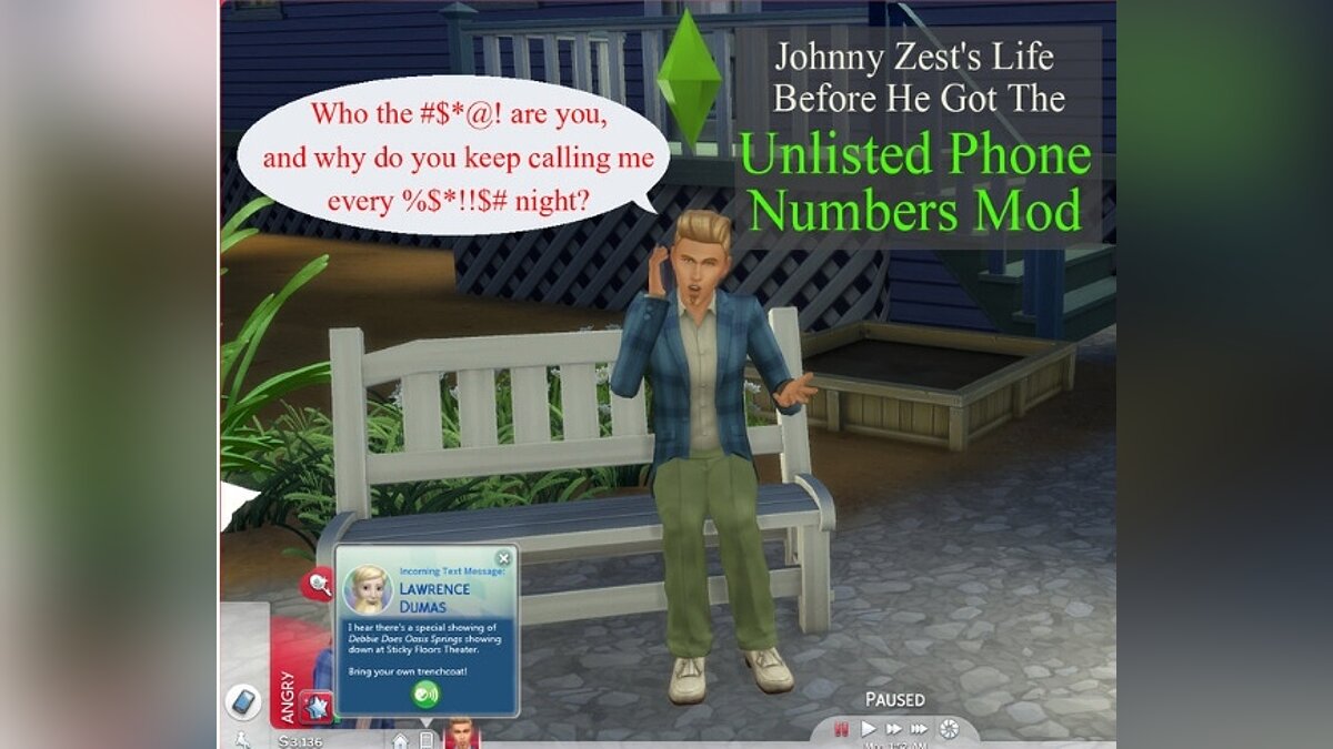 The Sims 4 — Turning off calls from strangers (03/16/2021)