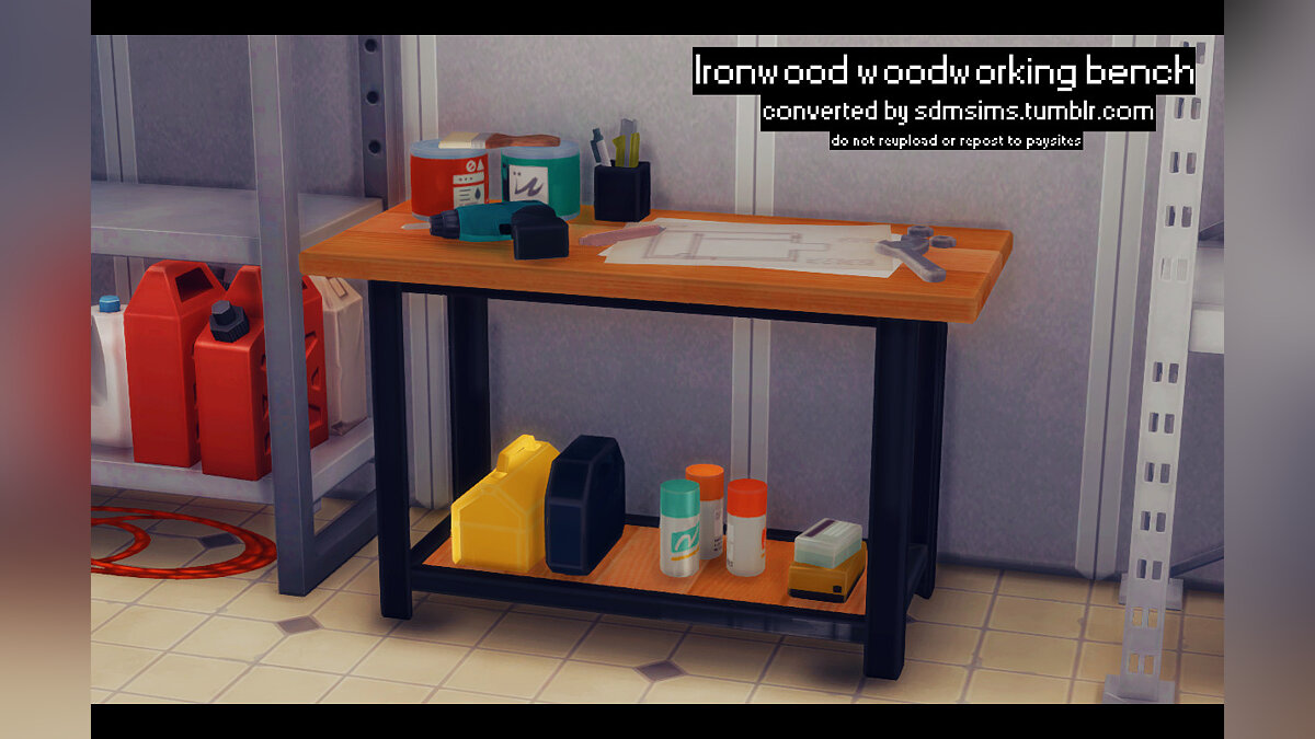 The Sims 4 — Modern carpentry machine