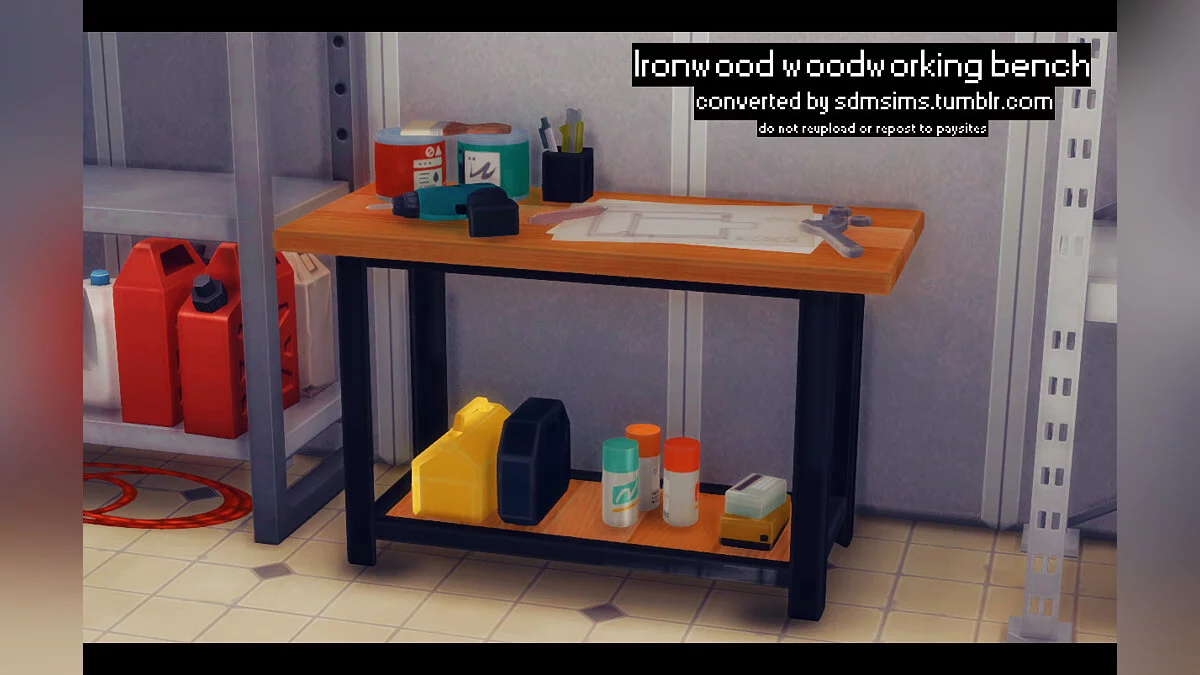 The Sims 4 — Modern carpentry machine