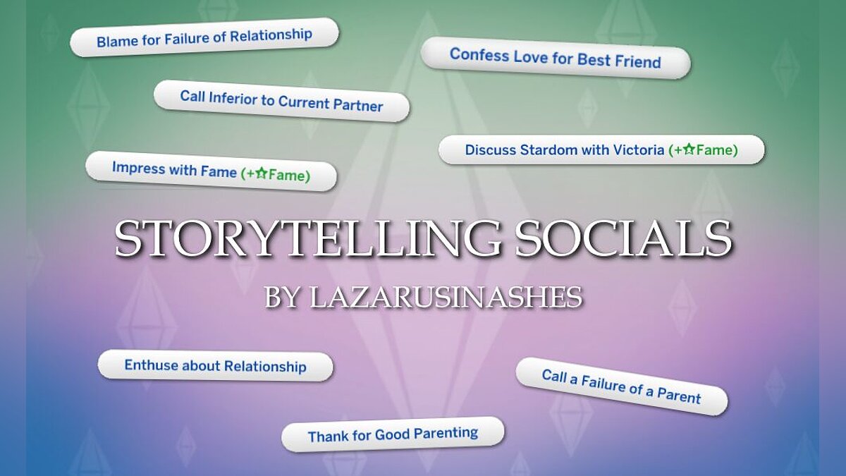 The Sims 4 — Social Stories v0.9