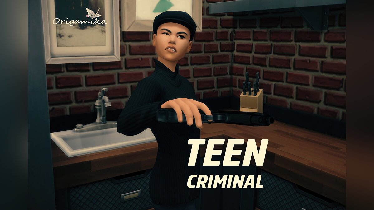 The Sims 4 — Criminal career for teenagers