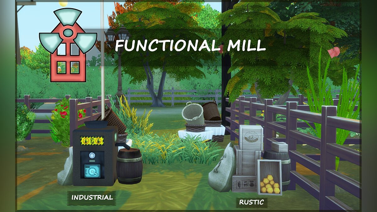 The Sims 4 — Functional mill 0.5