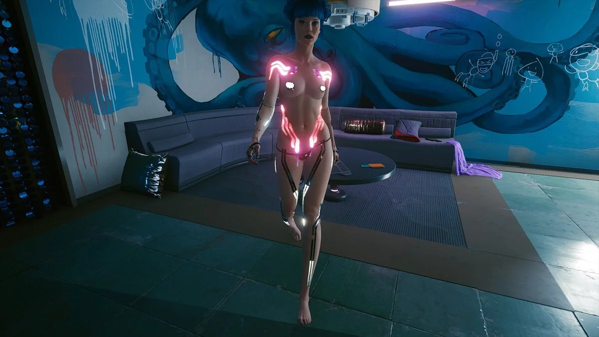 Cyberpunk 2077 — Светящаяся одежда