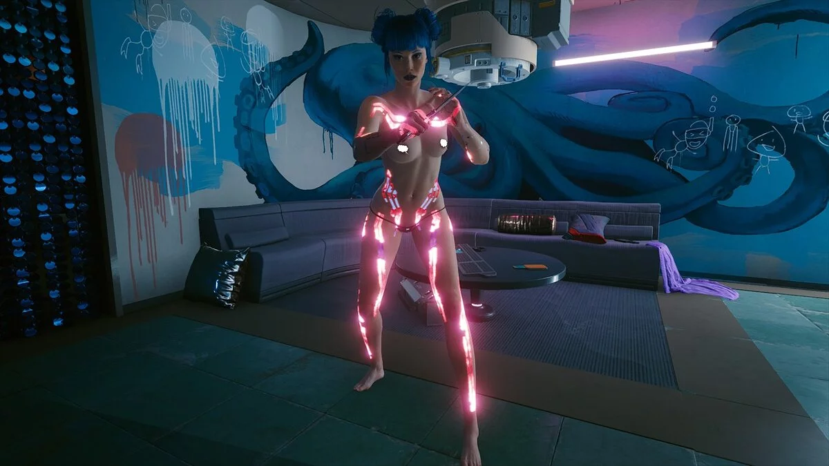 Cyberpunk 2077 — Светящаяся одежда