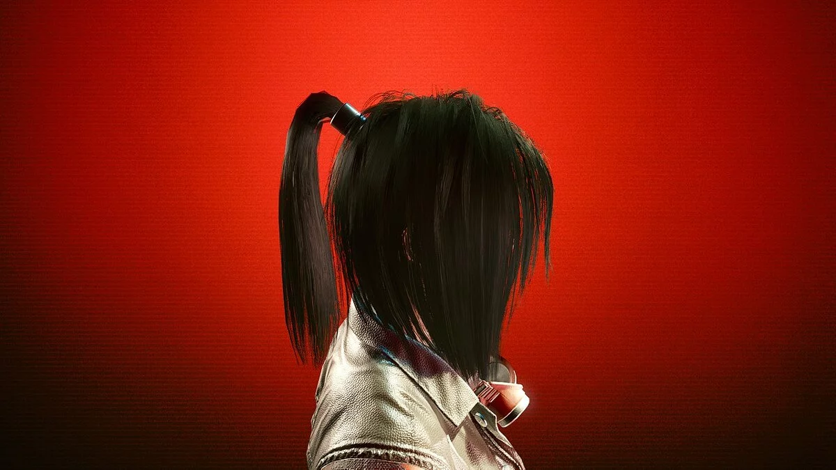 Cyberpunk 2077 — Прическа «Хвостик»