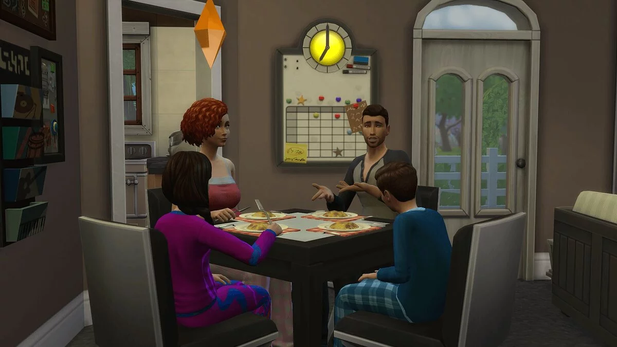 The Sims 4 — Los personajes comen y beben más rápido.