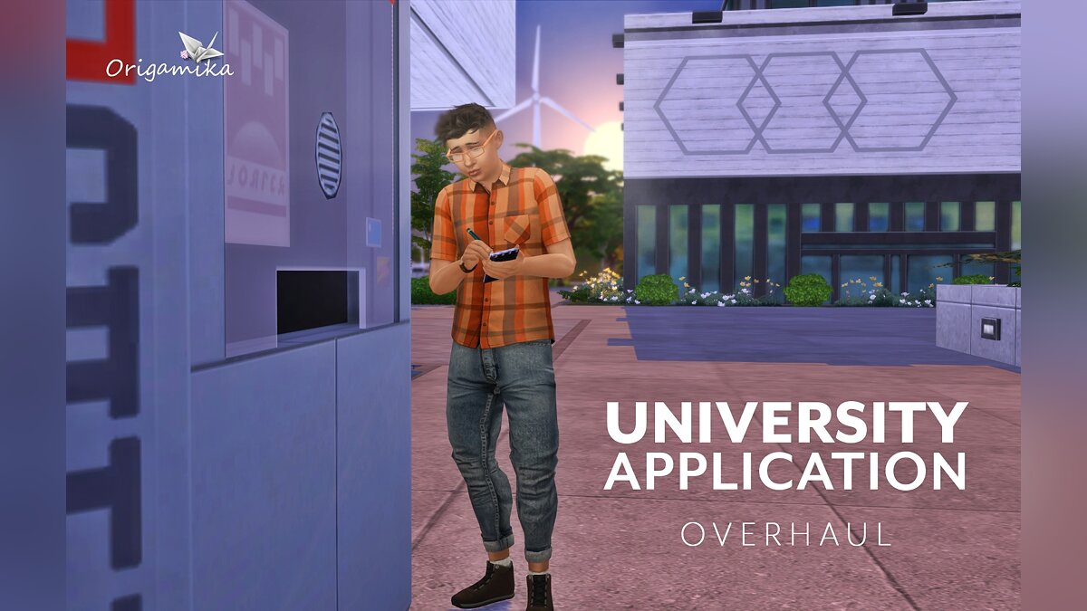 The Sims 4 — Improved application for university admission (03/24/2021)