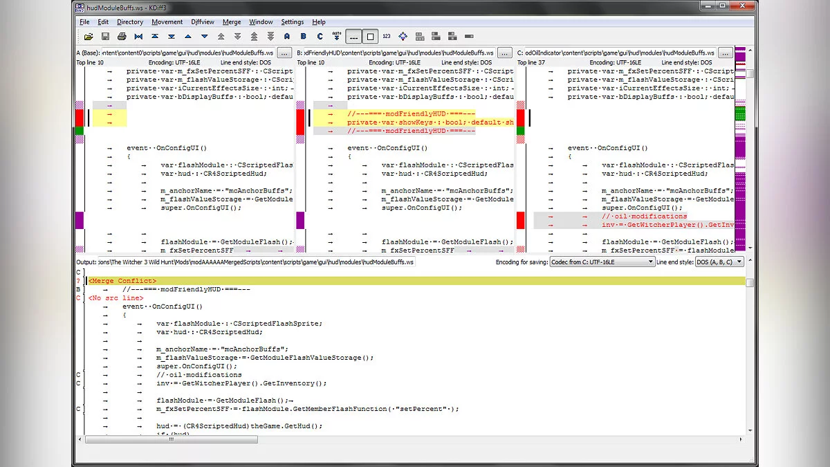 The Witcher 3: Wild Hunt - Complete Edition — Script Merger - resolving conflicts between mods