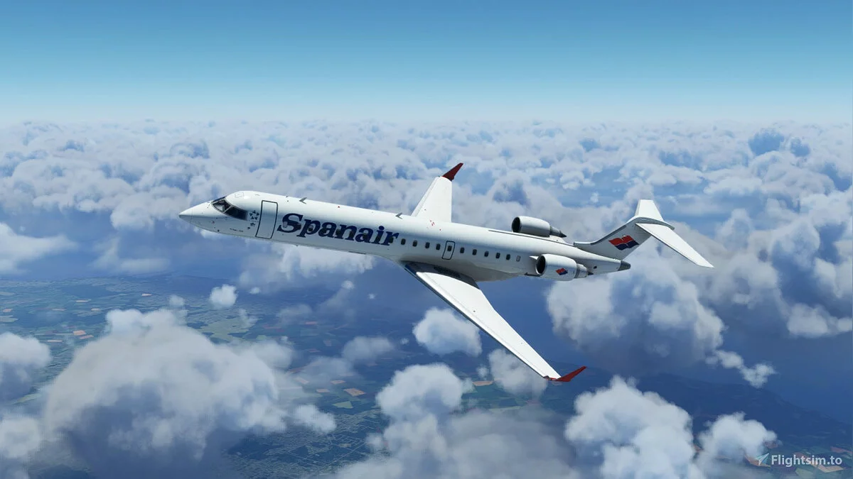 Microsoft Flight Simulator — Раскраска в стиле компании Spanair