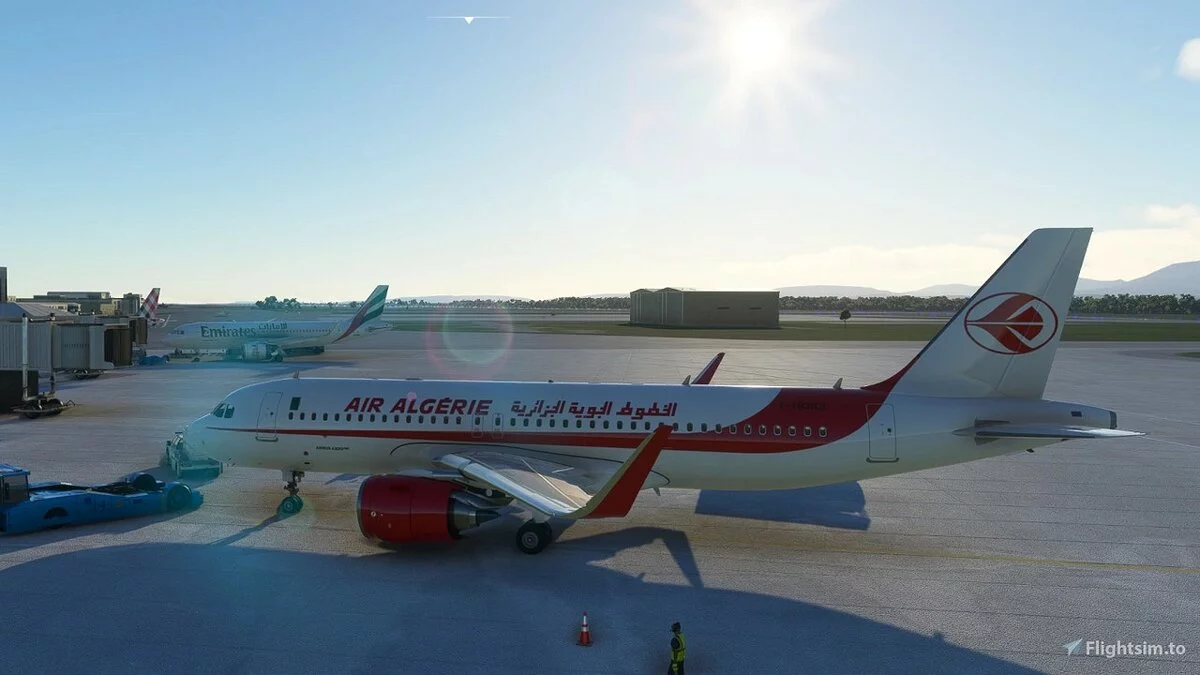 Microsoft Flight Simulator — Air Algérie livery for the A320 aircraft