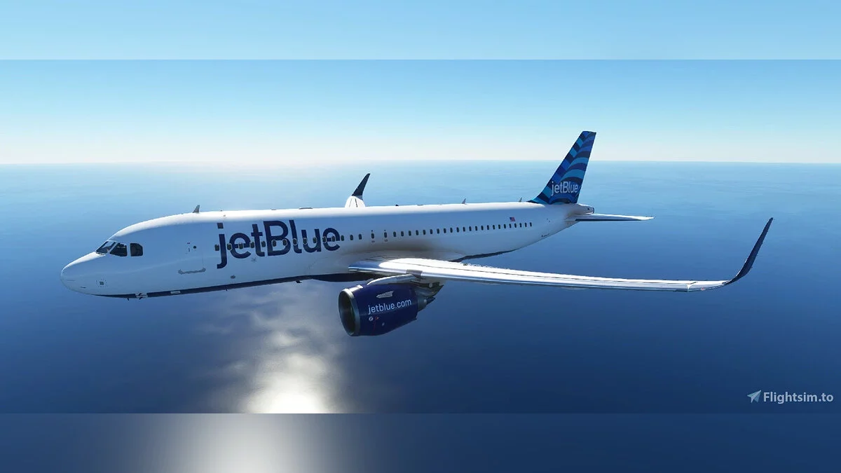 Microsoft Flight Simulator — Розмальовка JetBlue для літака А320
