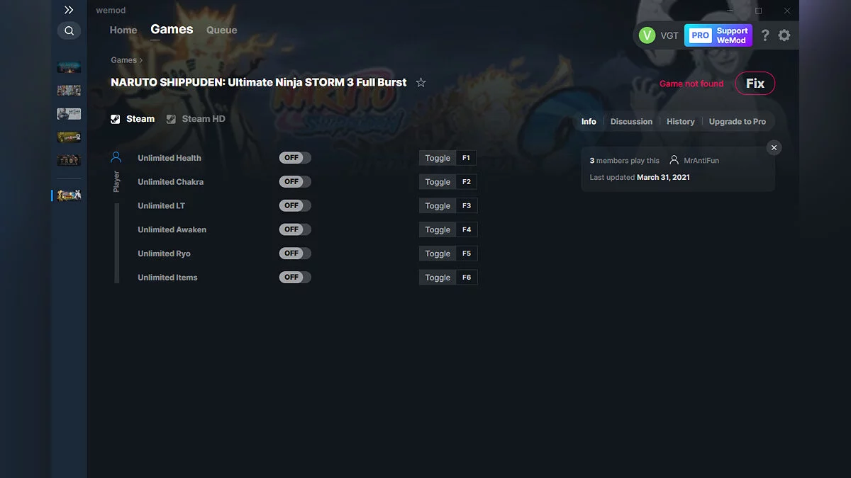 Трейнер (+6) від 31.03.2021 [WeMod]