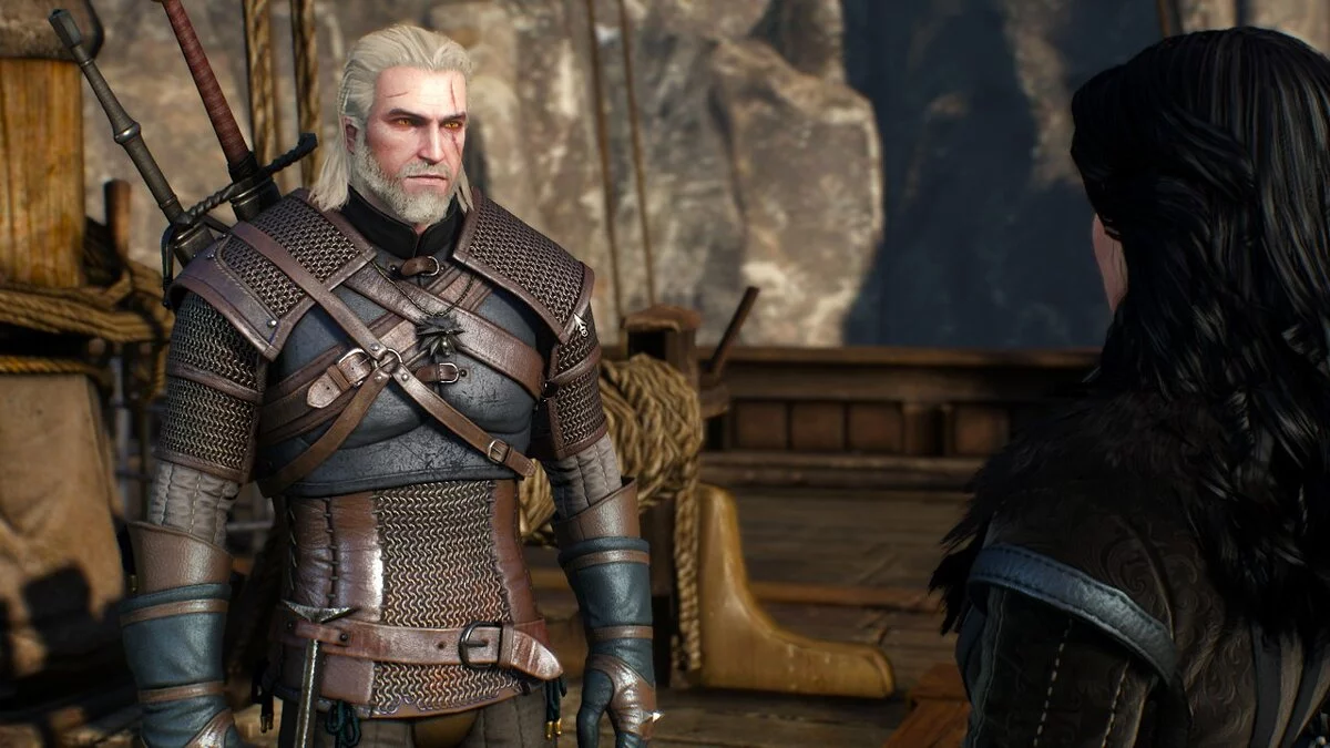 The Witcher 3: Wild Hunt - Complete Edition — Improved leather effect