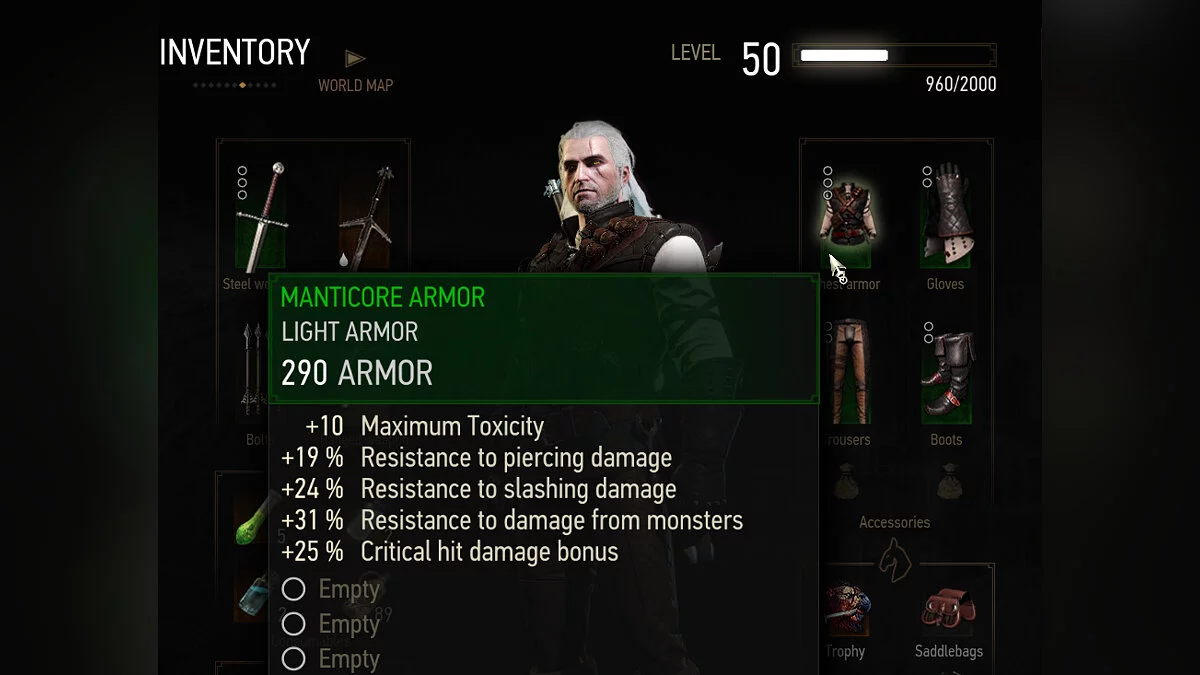 The Witcher 3: Wild Hunt - Complete Edition — Легкая броня без капюшона