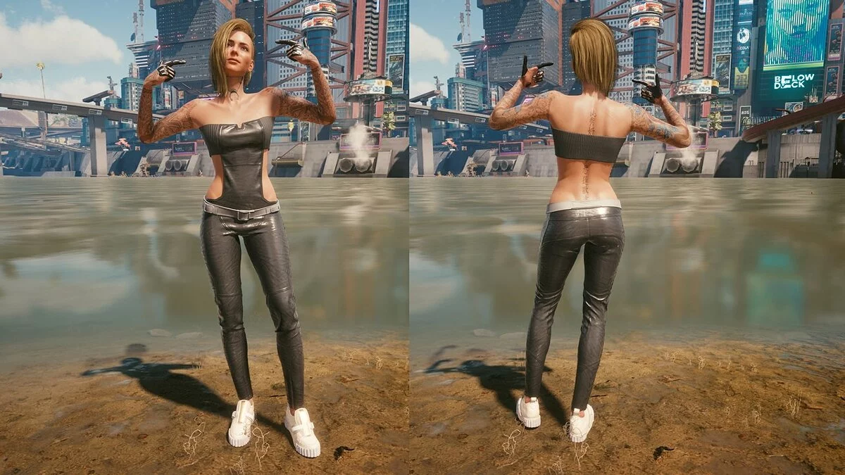 Cyberpunk 2077 — Брюки с широким бюстгальтером