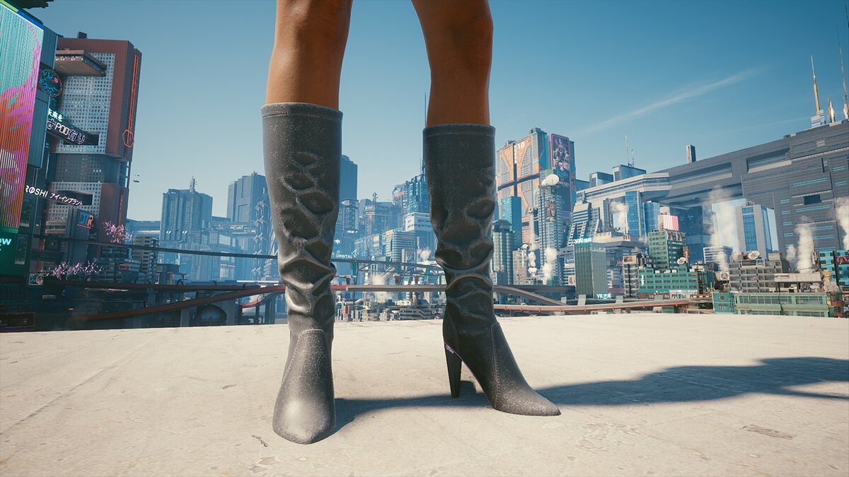 Cyberpunk 2077 — High boots in all colors