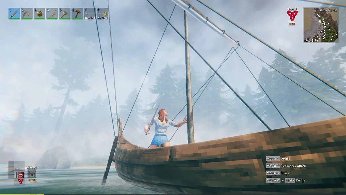 Valheim — Костюм школьницы