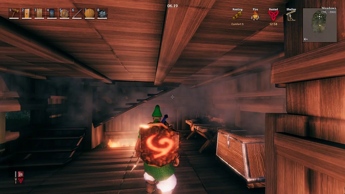 Valheim — Щит Деку и меч Биггорон