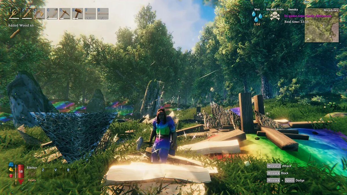 Valheim — Снос здания