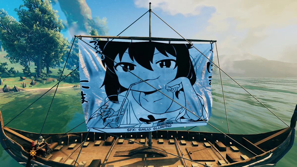 Valheim — Парус в стиле аниме
