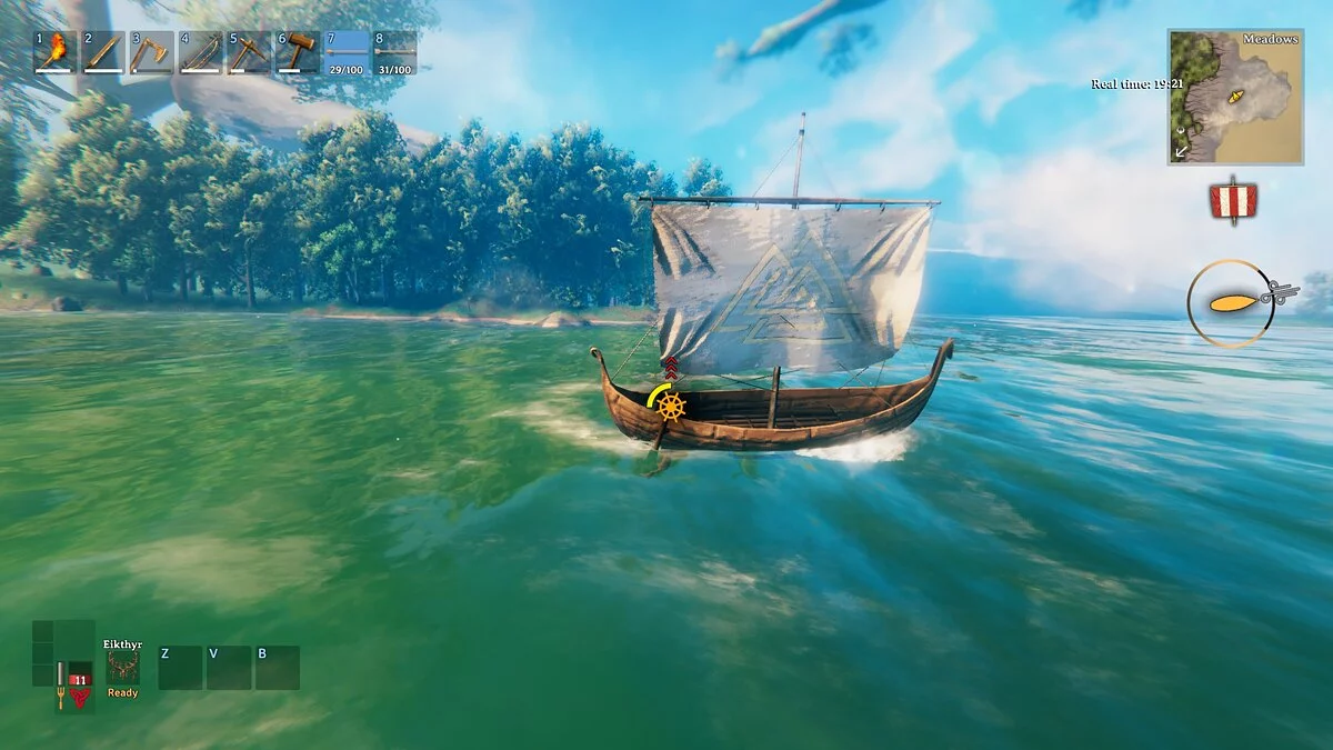 Valheim — Viking sails