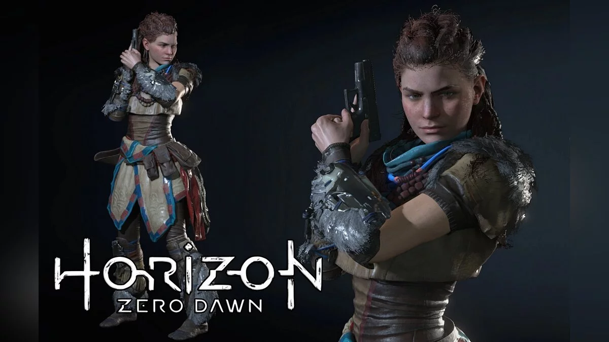 Resident Evil 3 — Aloy from the game Horizon Zero Dawn