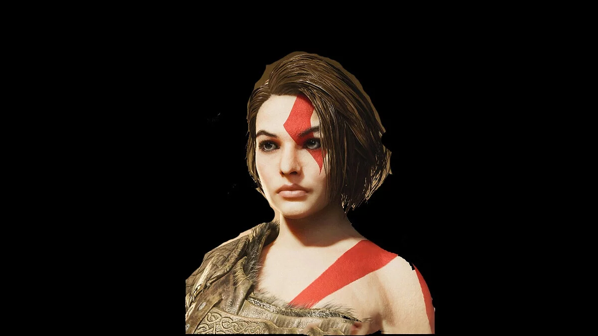 Resident Evil 3 — Jill cosplays Kratos