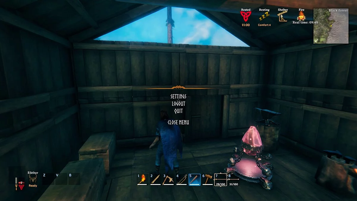 Valheim — Настраиваемая панель инструментов