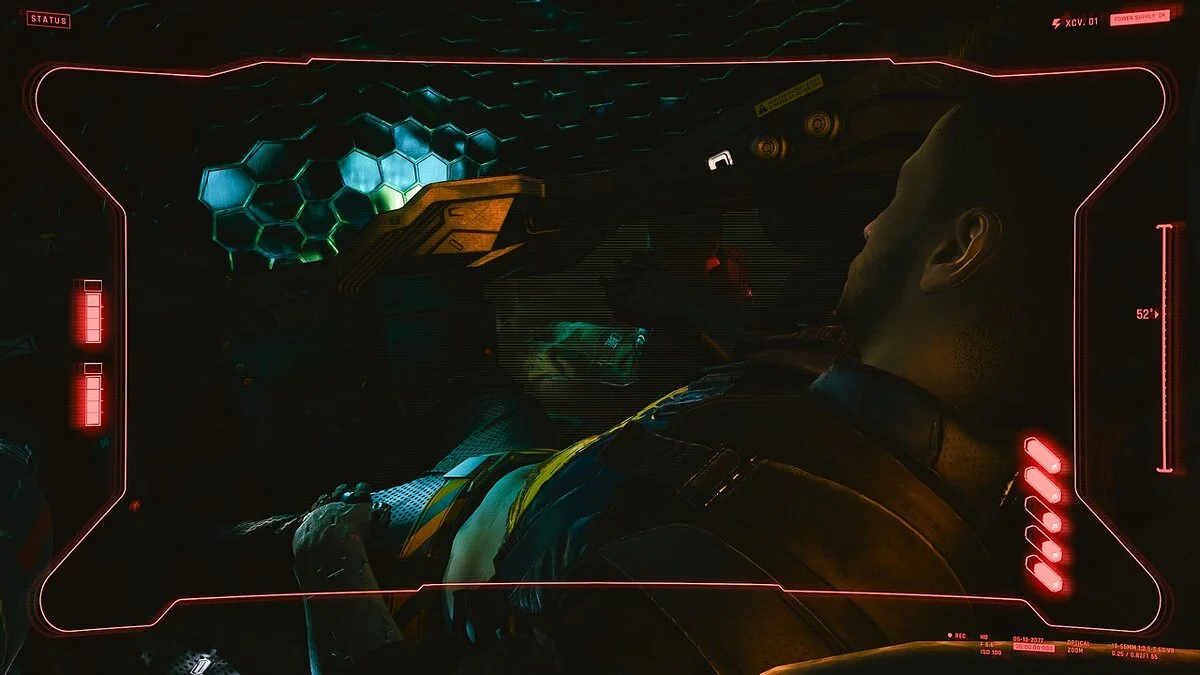 Cyberpunk 2077 — Eliminando el efecto verde de la escena de Panamá