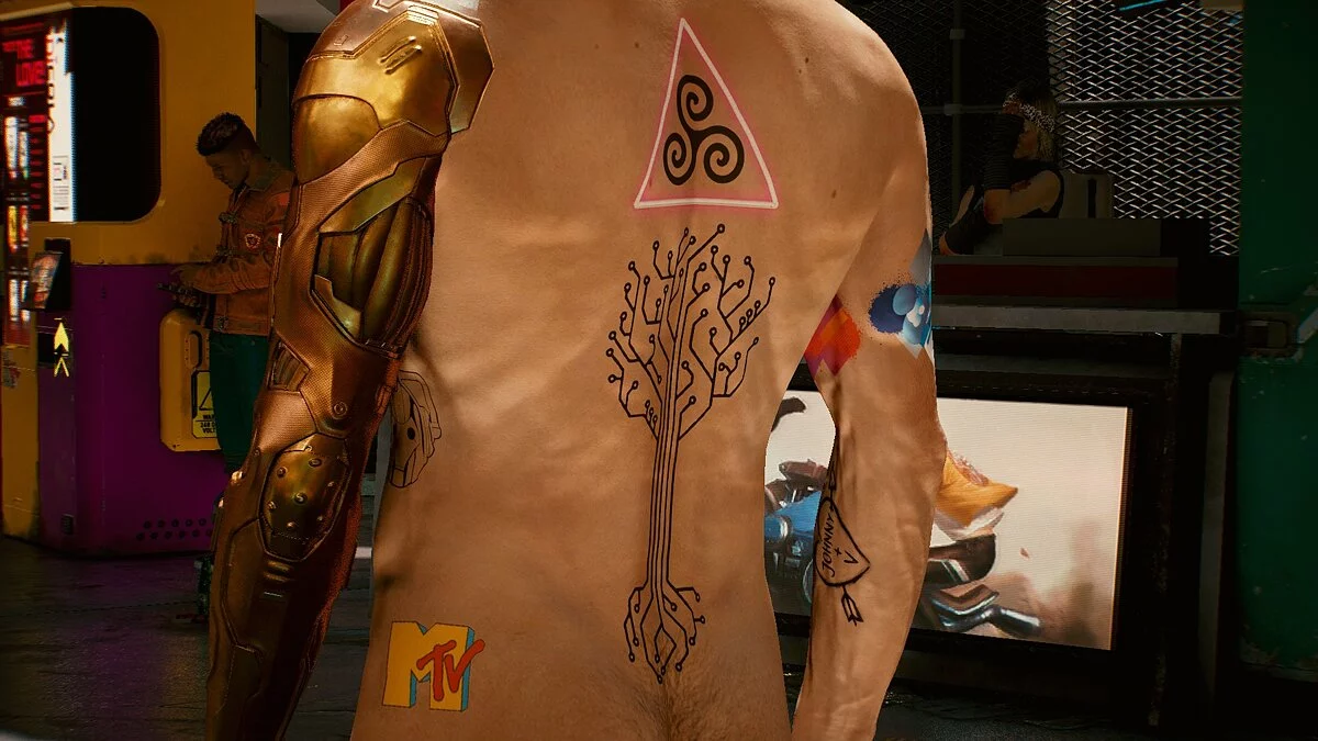 Cyberpunk 2077 — Фирменные татуировки