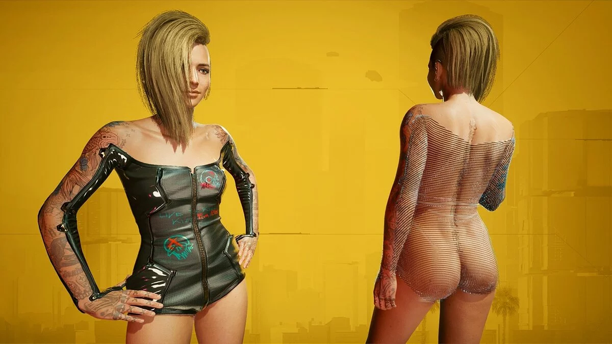 Cyberpunk 2077 — traje de baño completo