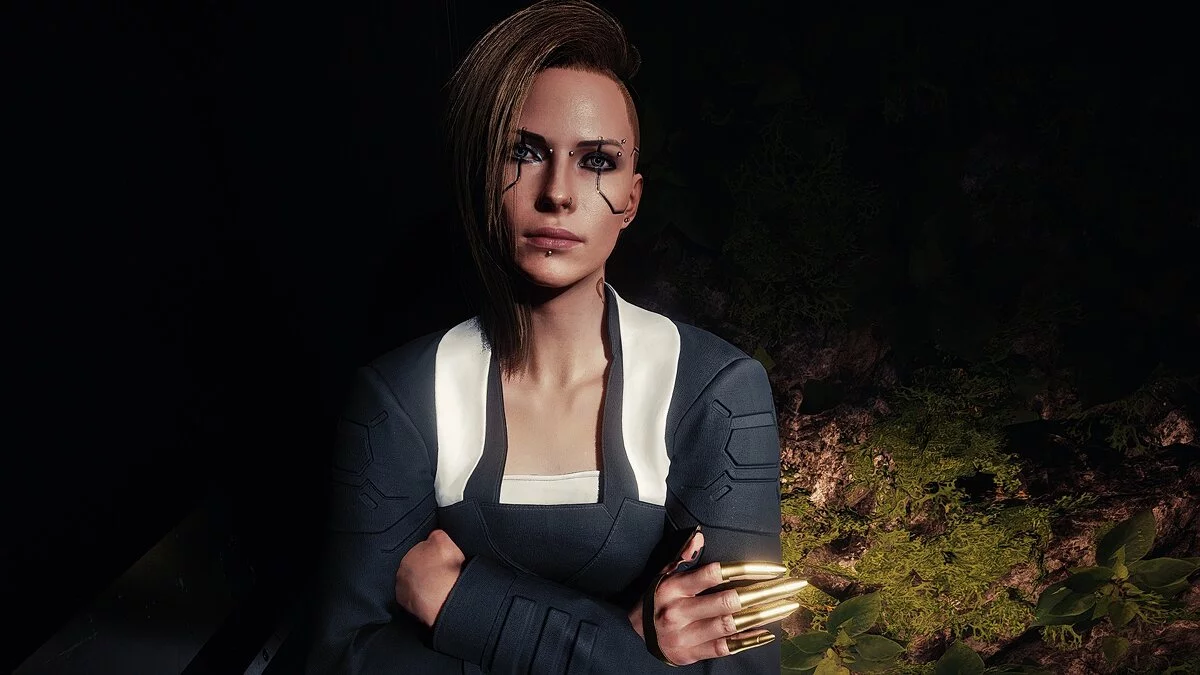 Cyberpunk 2077 — Простий макіяж очей