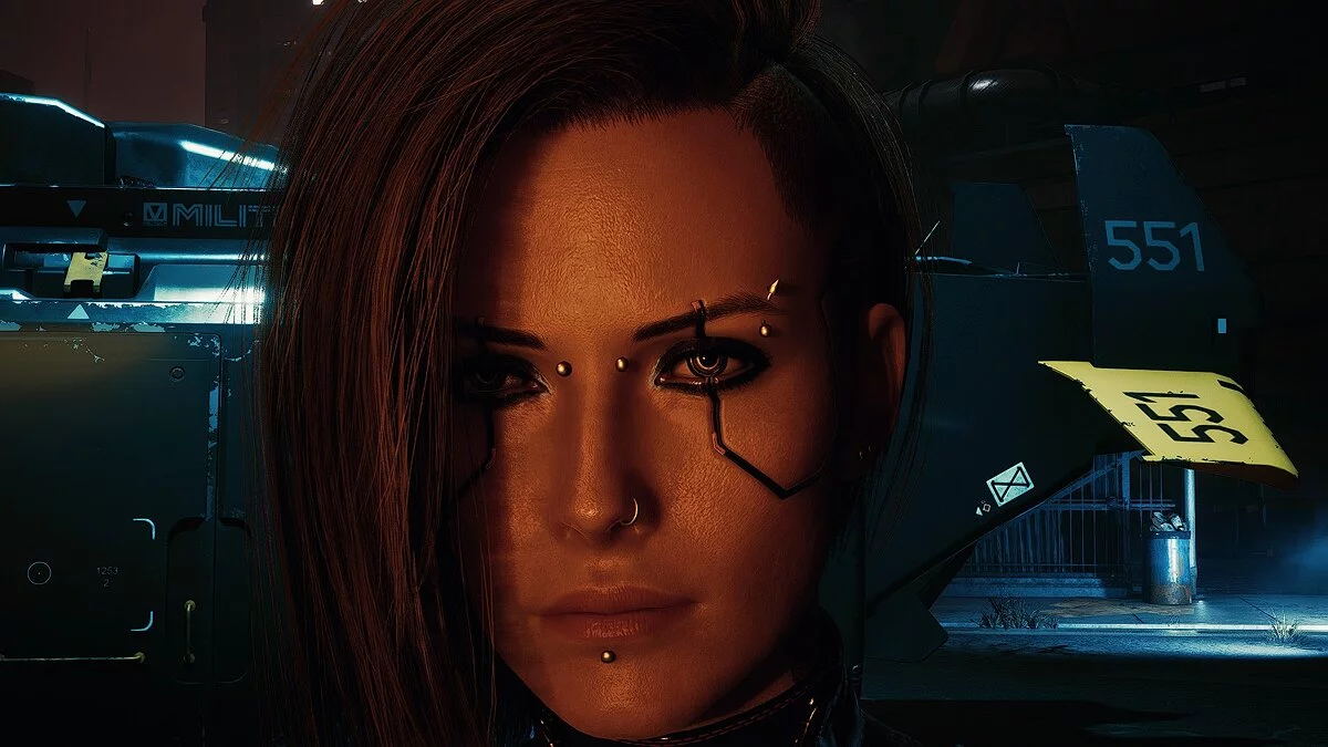 Cyberpunk 2077 — Простий макіяж очей