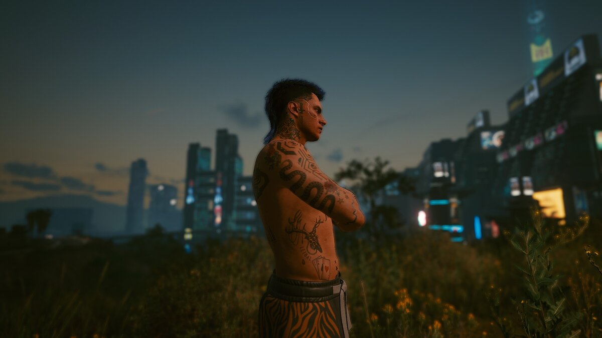 Cyberpunk 2077 — Custom body tattoos