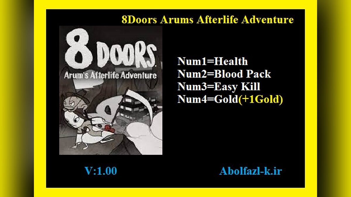 8Doors: Arum&#039;s Afterlife Adventure — Trainer (+4) [1.0]