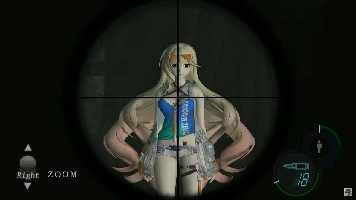 Resident Evil 4 (2005) — Durandal in a summer suit from the game Honkai Impact 3