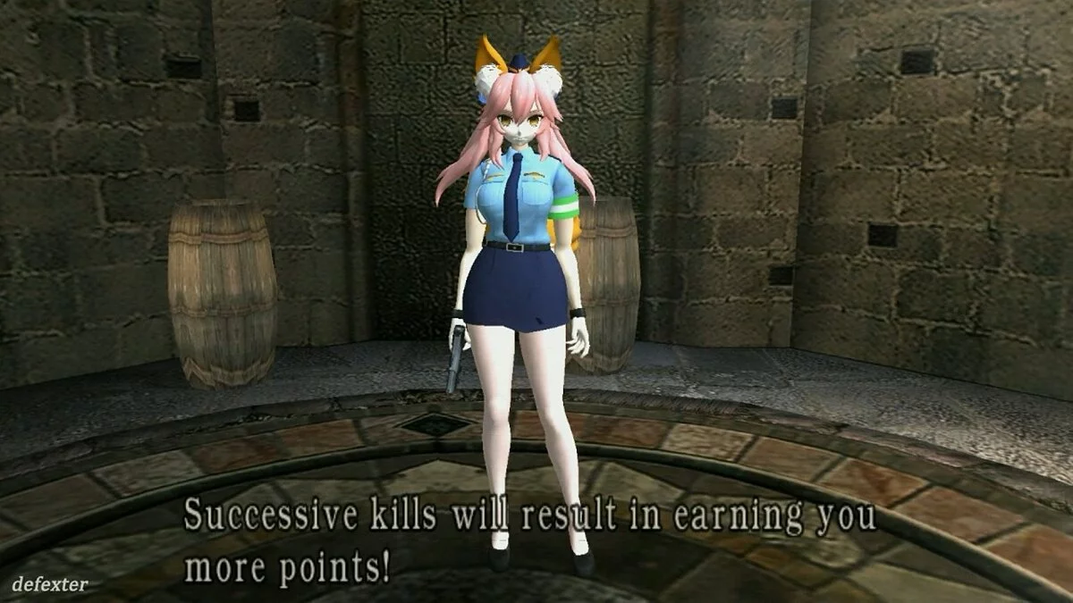 Resident Evil 4 (2005) — Тамамо-но Мей із гри Fate Extella Link