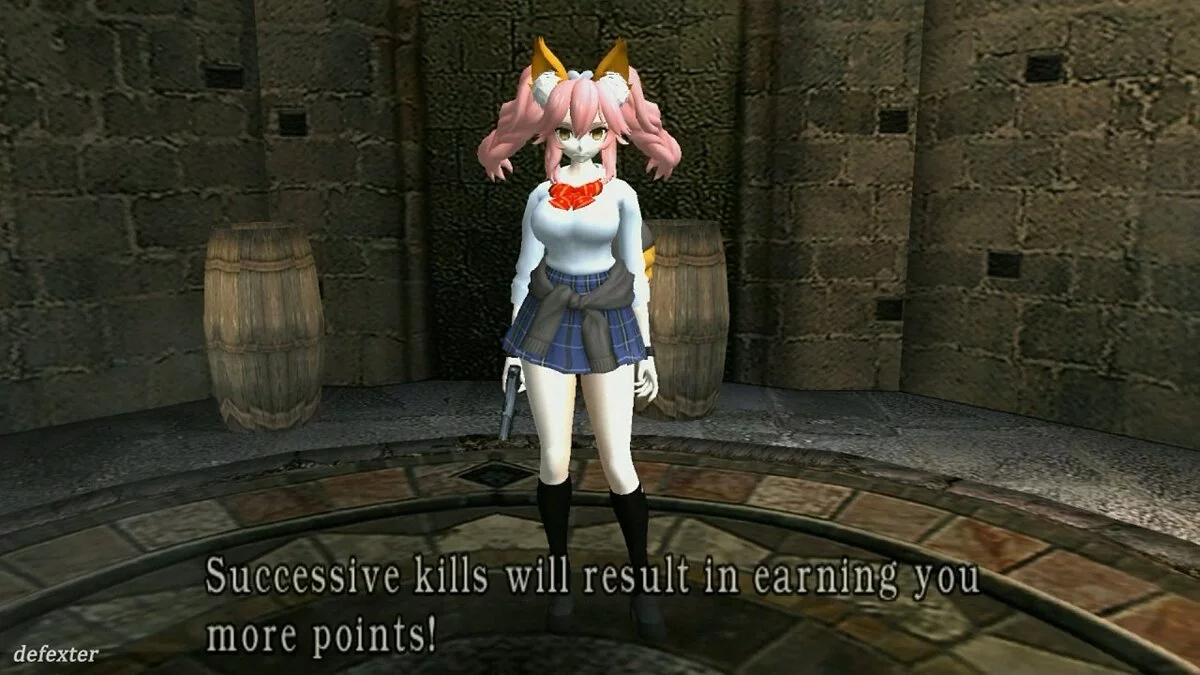 Resident Evil 4 (2005) — Тамамо-но Мей із гри Fate Extella Link