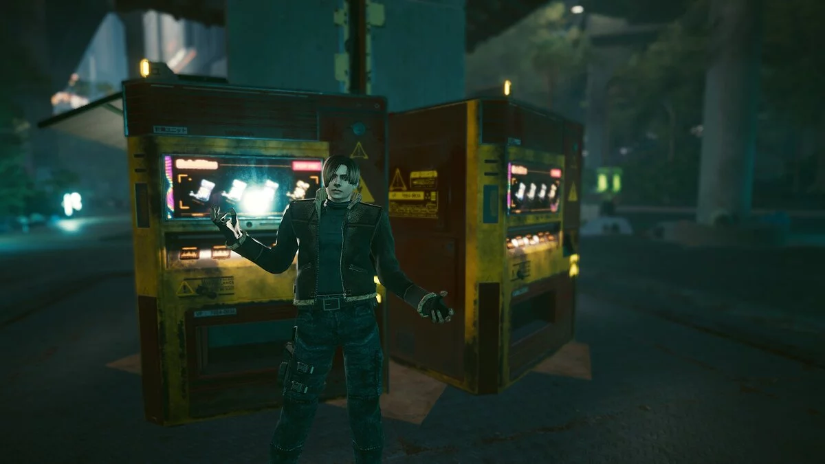 Cyberpunk 2077 — Leon Kennedy from Resident Evil 4