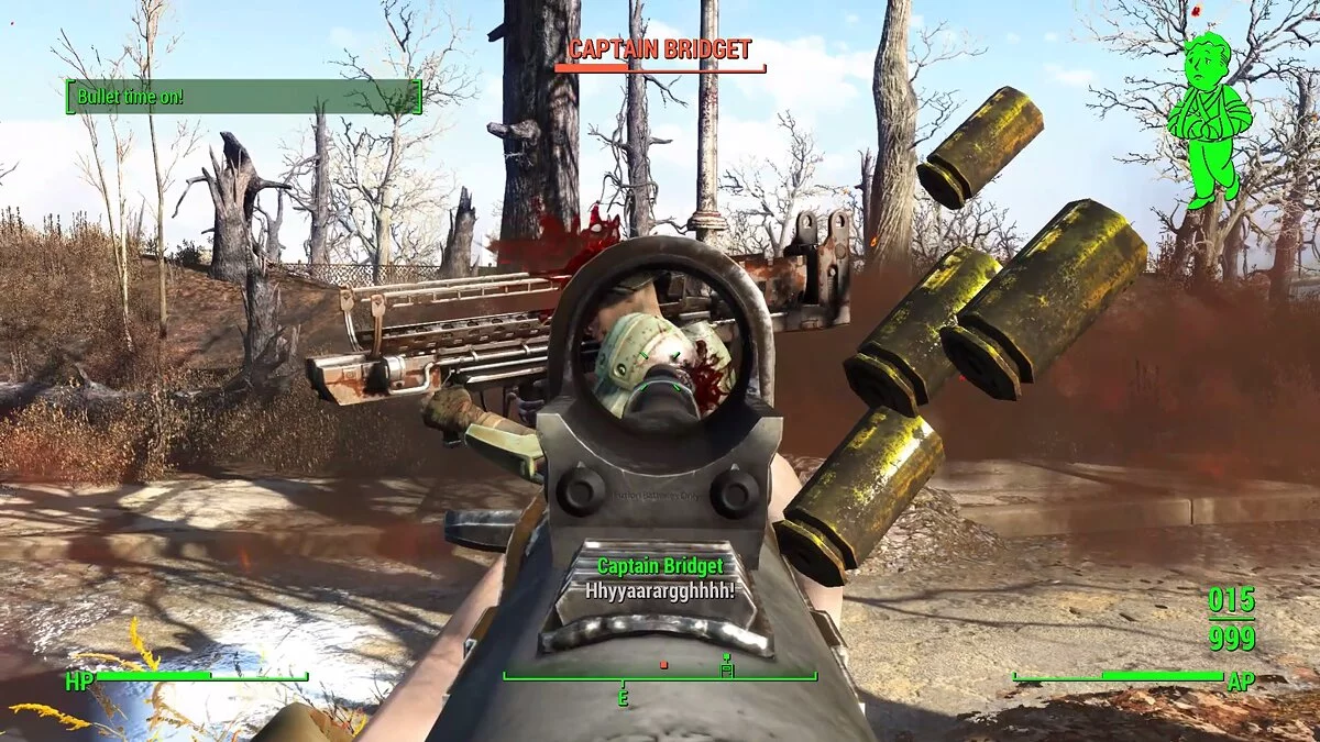 Fallout 4 — Bullet Time - dilatación del tiempo