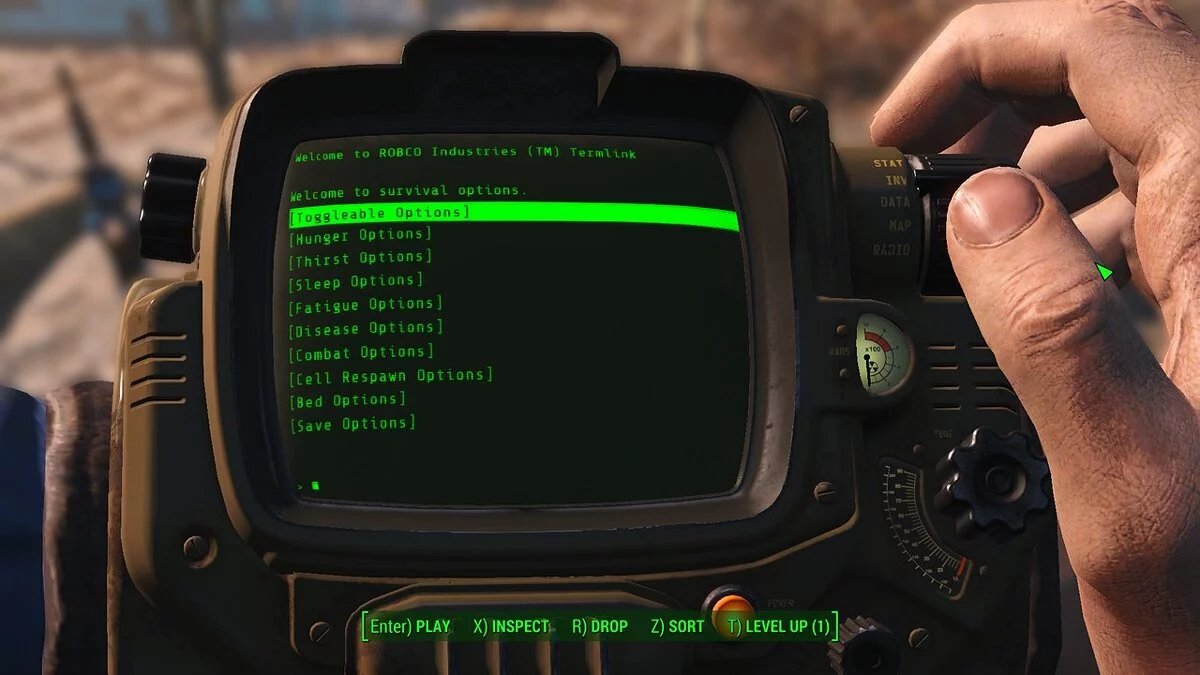 Fallout 4: Game of the Year Edition — Survival options