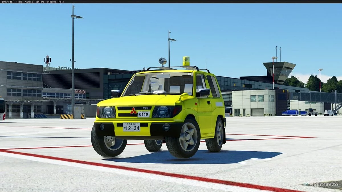 Microsoft Flight Simulator — Driven Mitsubishi PAJERO