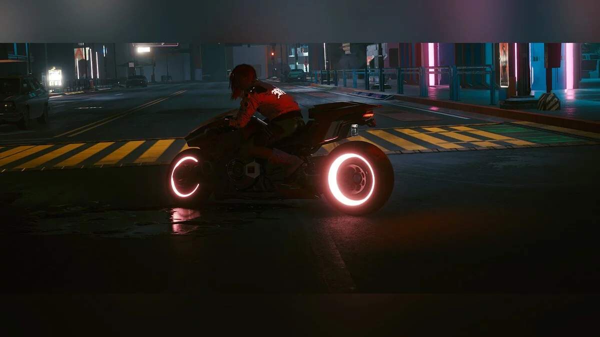 Cyberpunk 2077 — Yaiba Kusanagi - неоновые диски