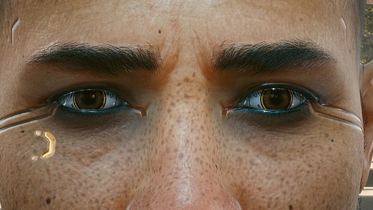 Cyberpunk 2077 — Карие глаза Керри Браун