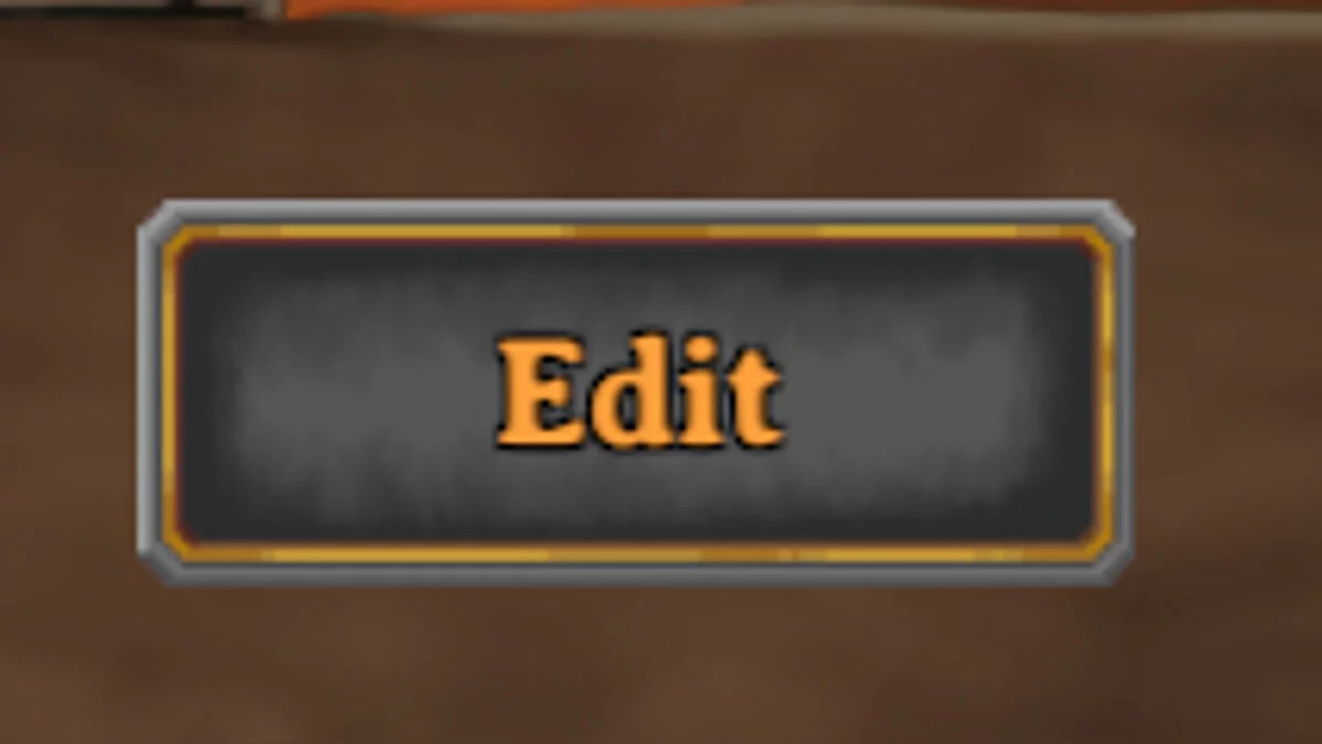 Valheim — Кнопка редактирования персонажа