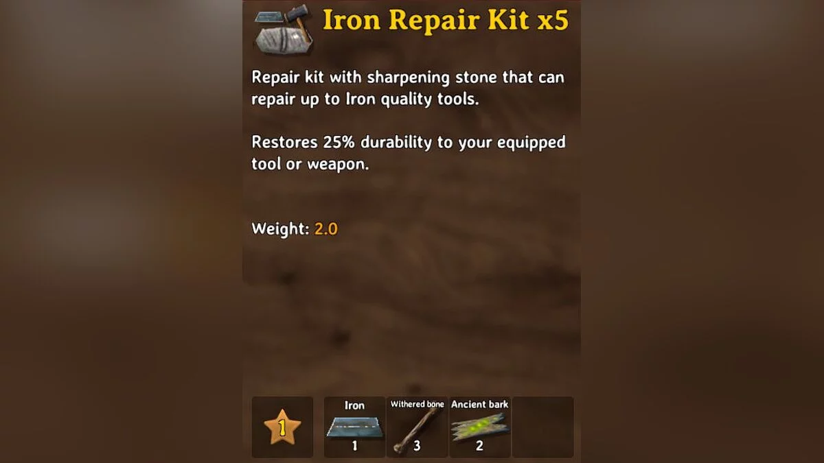 Valheim — Расходные ремонтные комплекты