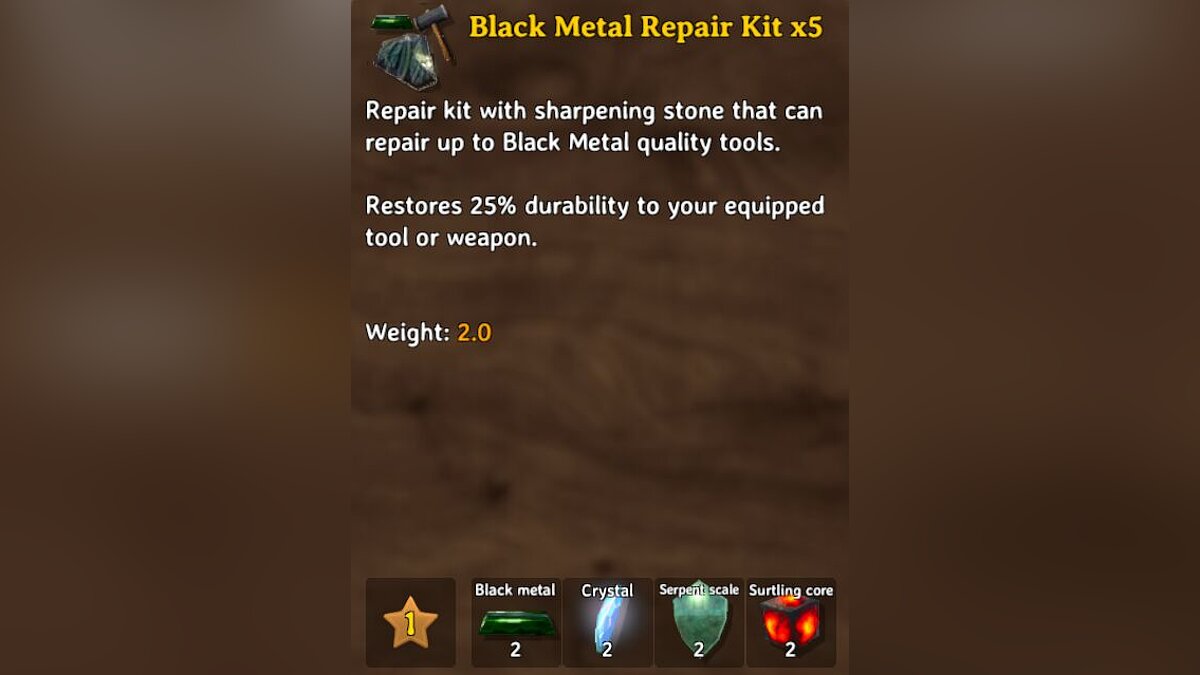 Valheim — Consumable repair kits