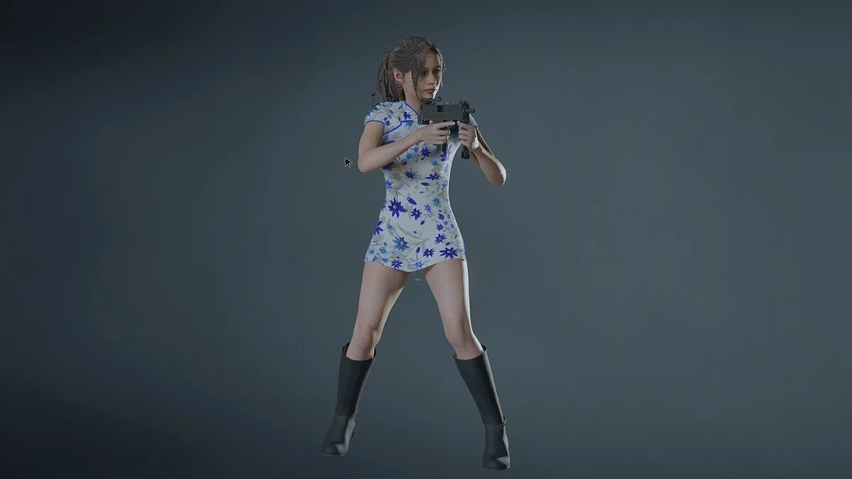 Resident Evil 2 — Симпатичное китайское платье для Клэр